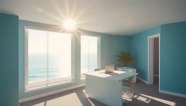 Enhance your property management skills with expert guidance in a serene beachfront office.