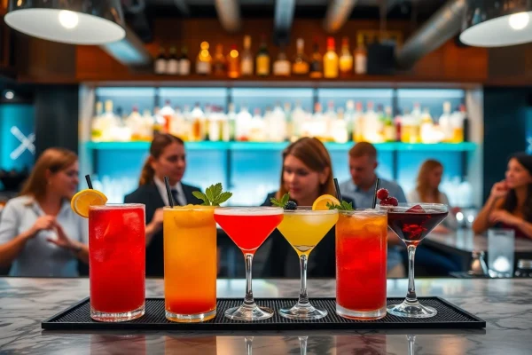 Join a fun cocktail kurs berlin and learn to mix colorful cocktails in an engaging class.