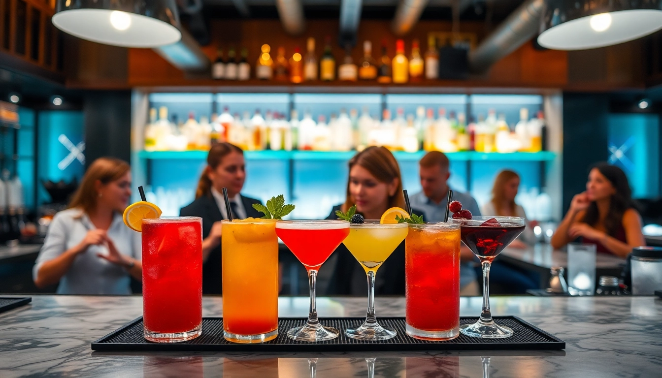 Join a fun cocktail kurs berlin and learn to mix colorful cocktails in an engaging class.