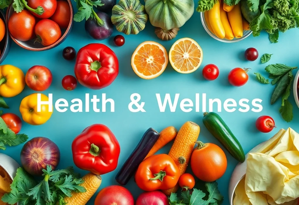 Healthlifeherald promotes healthy living with a vibrant display of fresh produce and wellness tips.