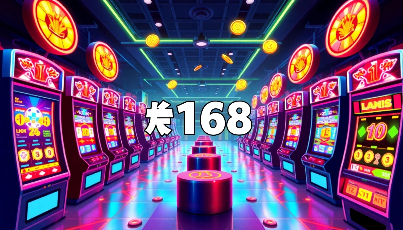 Experience thrilling gameplay at สล็อต168 with vibrant slot machines and engaging visuals.