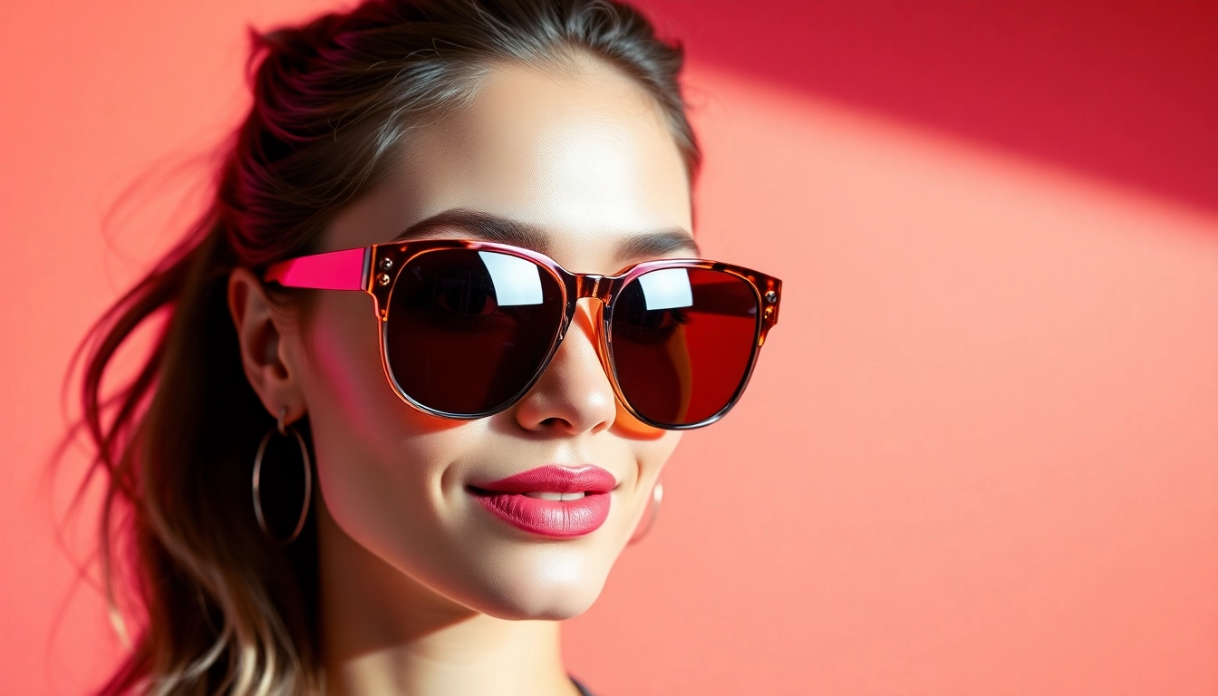 Wearing iconic retro sunglasses for a stylish look showcasing the phrase More Info.