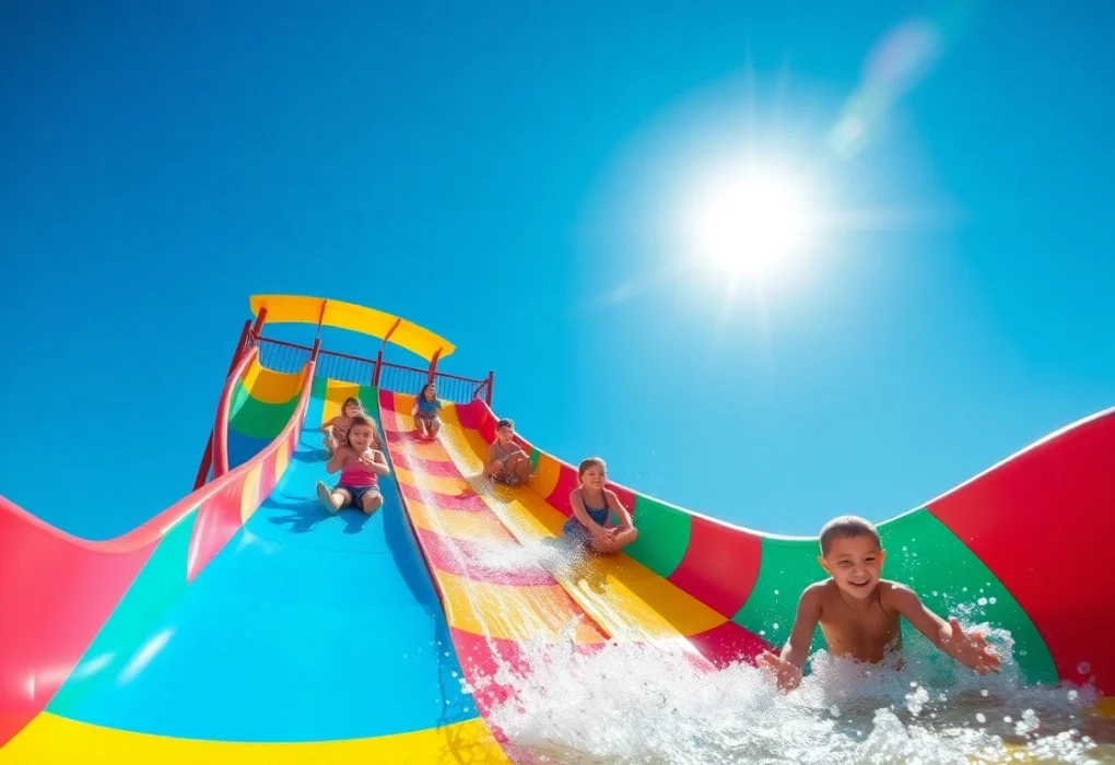 Experience thrilling adventures with our colorful Waterslide Rentals at summer parties and events.