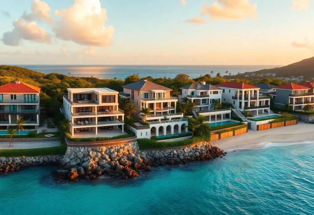 Experience the elegance of modern luxury villas St Martin with stunning ocean views and exquisite design.