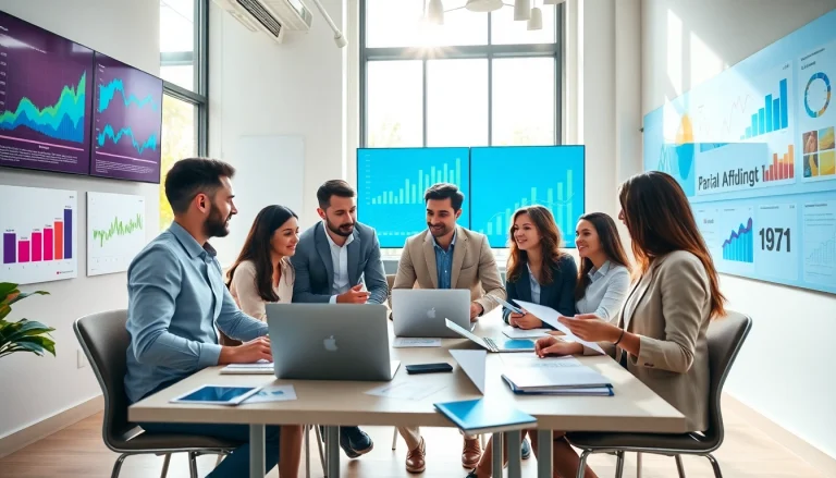 Marketing für pflegedienste: profesionales Team in einem modernen Büro bei der strategischen Planung.