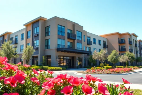 Browse apartments for rent in Glendale AZ showcasing modern architecture and lush surroundings.