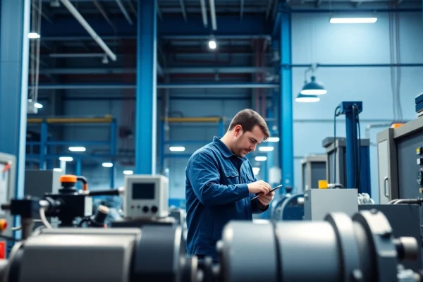 Engineers collaborating in a power supply manufacturer facility, showcasing innovative production techniques.