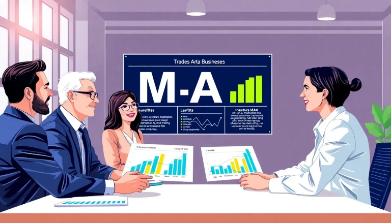 Showcase top Best M&A advisors for trades businesses discussing strategies and insights.
