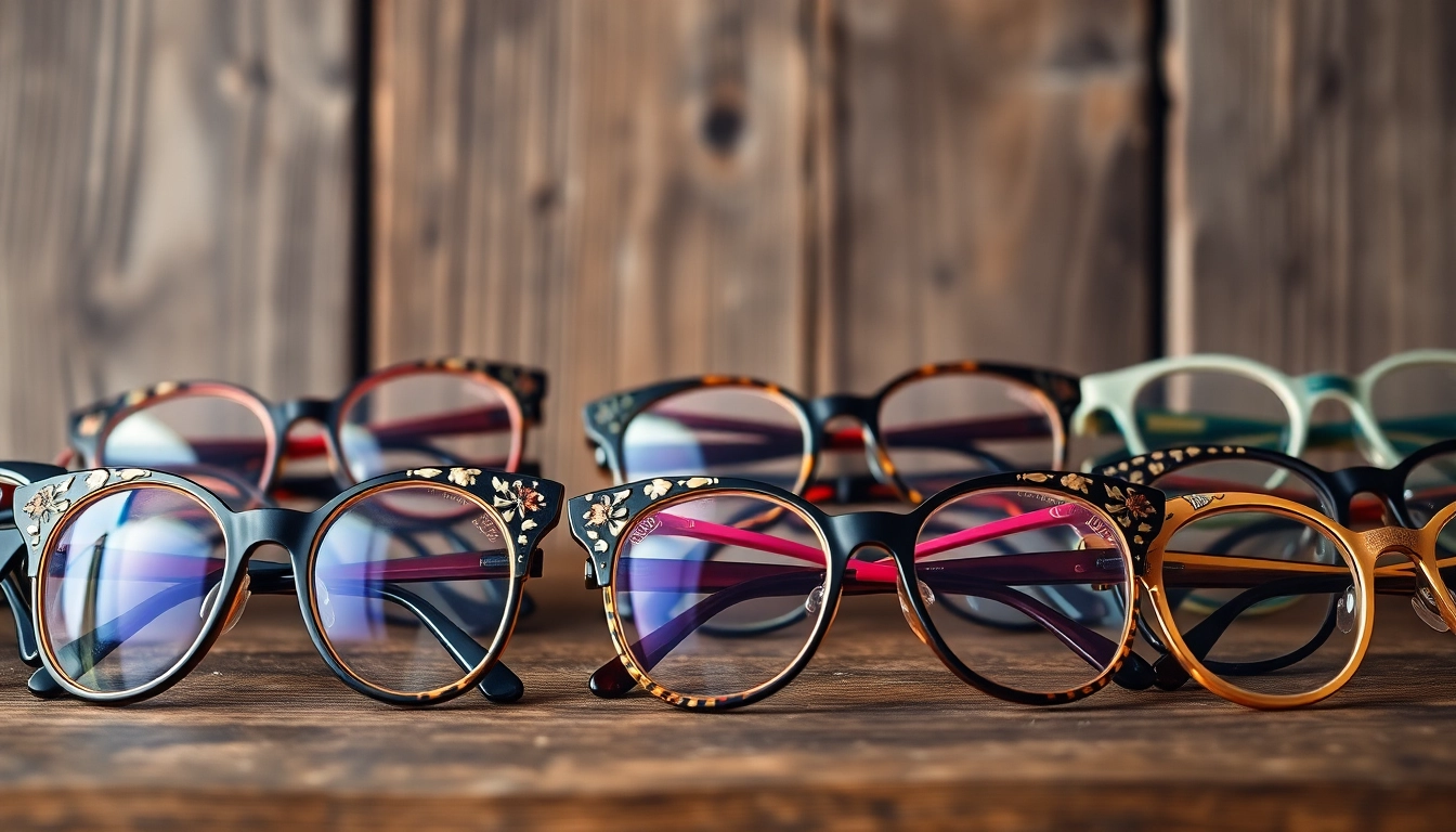 Showcase of vintage frames highlighting unique designs and colors in an artistic display.