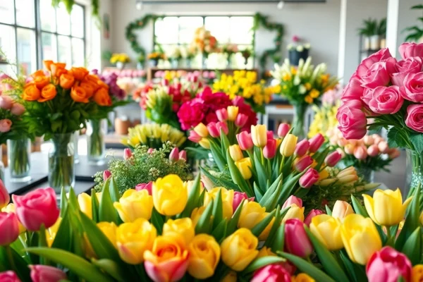 Explore stunning fresh arrangements at the Irvine florist highlighting vibrant floral creativity.