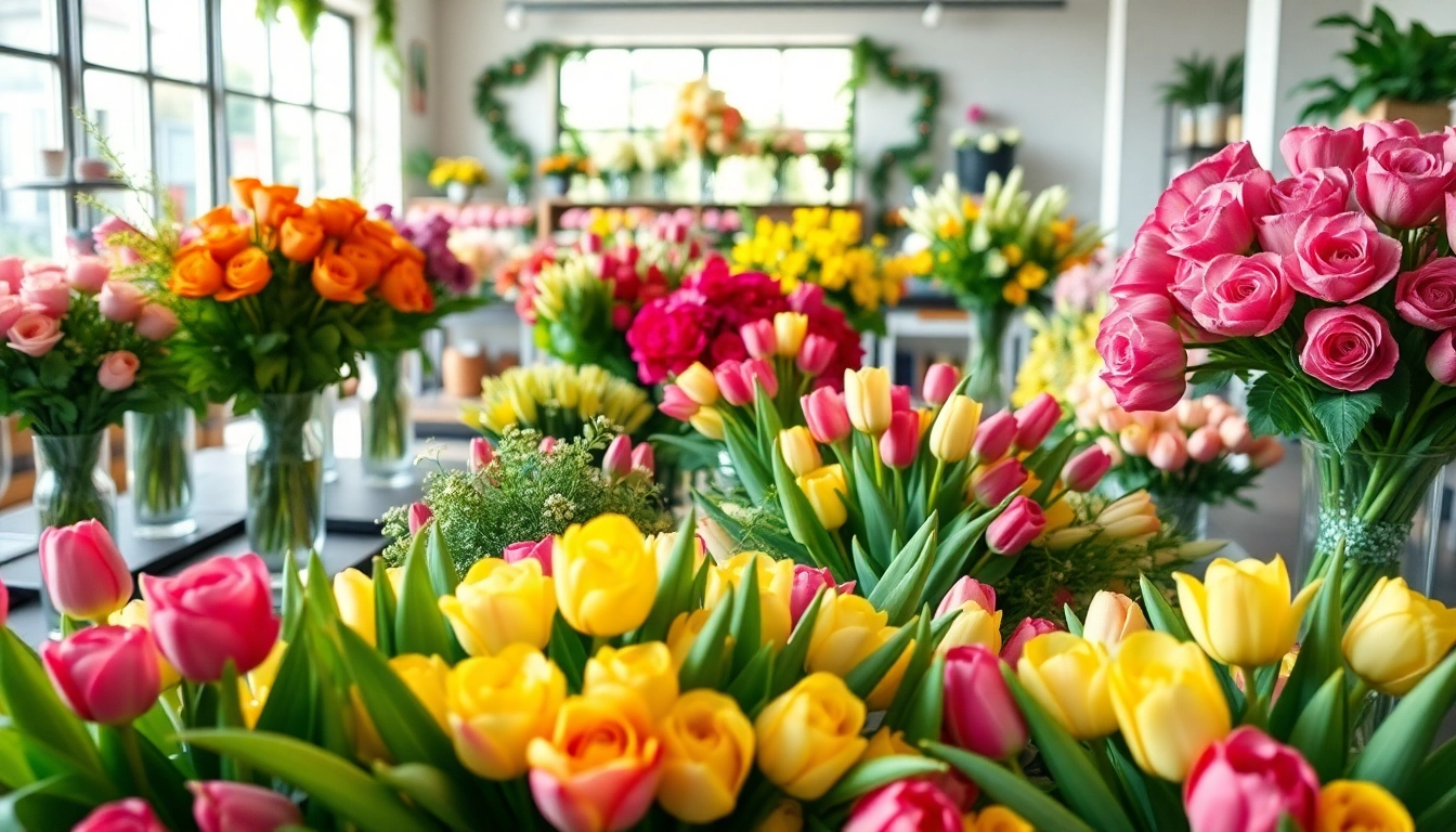 Explore stunning fresh arrangements at the Irvine florist highlighting vibrant floral creativity.