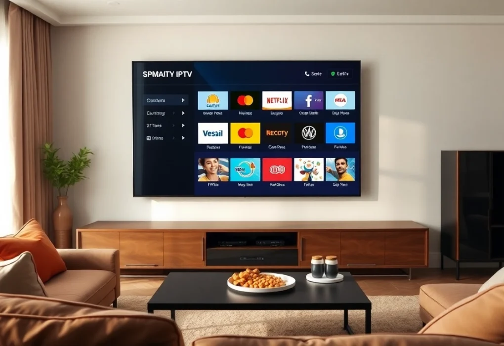 Experience High-Quality Streaming with a Free Trial IPTV Service Discover the benefits of a Free trial iptv in a cozy home entertainment setting.