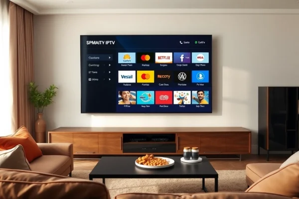 Experience High-Quality Streaming with a Free Trial IPTV Service Discover the benefits of a Free trial iptv in a cozy home entertainment setting.