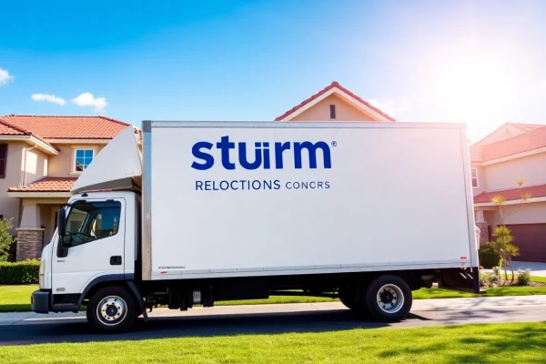 Reliable Umzugsfirma Erlangen: Stress-Free Relocation with Sturm Relocations Efficient service by Umzugsfirma Erlangen, featuring a modern moving truck ready for transport.