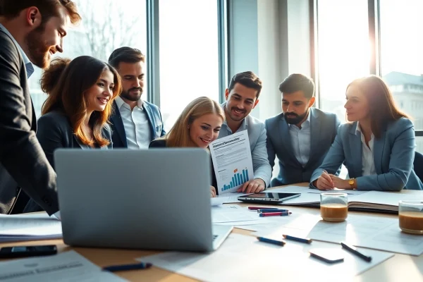 Comment enregistrer une société au Luxembourg : étapes essentielles et conseils pratiques Apprendre comment enregistrer une société au Luxembourg avec des entrepreneurs collaborant sur des documents.