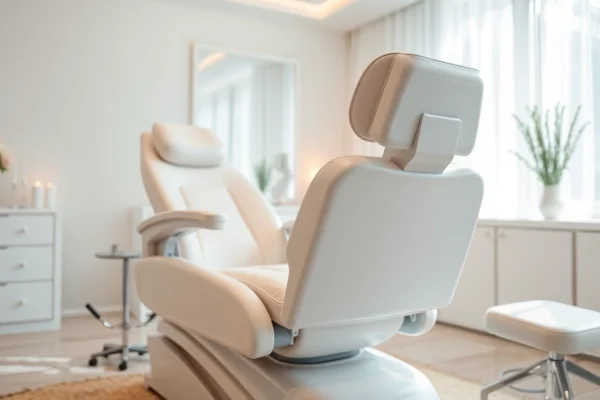 Kosmetik Liege in einem eleganten Spa-Ambiente mit modernen Eigenschaften