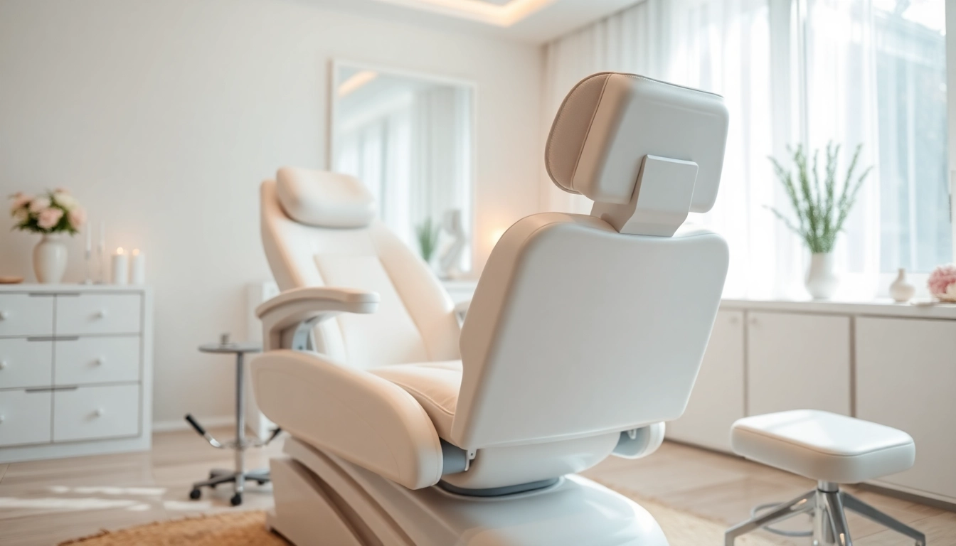 Kosmetik Liege in einem eleganten Spa-Ambiente mit modernen Eigenschaften