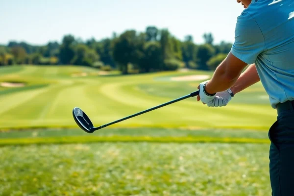 Maximize Your Golf Game: Effective Golf Swing Training Aids That Deliver Results Enhance your game with this golfer using a golf swing training aid to improve their technique.