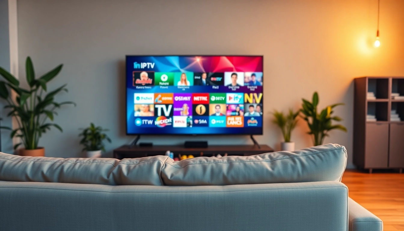 Engage with the 24h iptv test showcasing vibrant streaming options in a cozy living room.