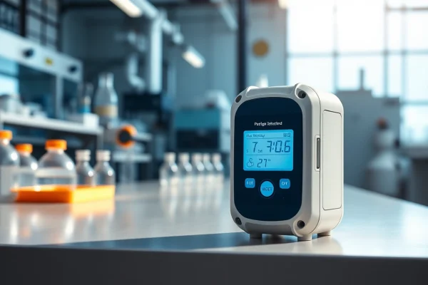 Choosing the Right Hydrogen Bromide Detector: Critical Features & Benefits Hydrogen Bromide detector showcased in a high-tech laboratory, emphasizing safety and precision.