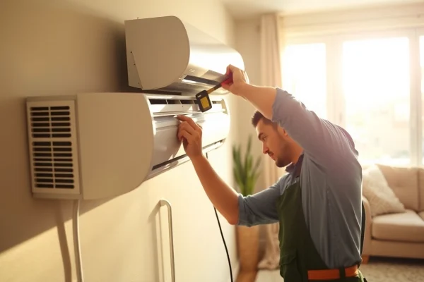 Expert technicians providing HVAC services Los Angeles for residential maintenance.
