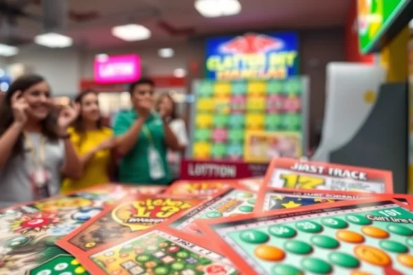 Engaging view of mn lottery scratch game cards showcasing excitement and vibrant designs.
