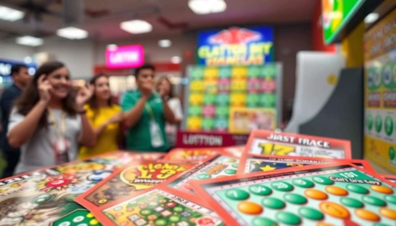 Engaging view of mn lottery scratch game cards showcasing excitement and vibrant designs.