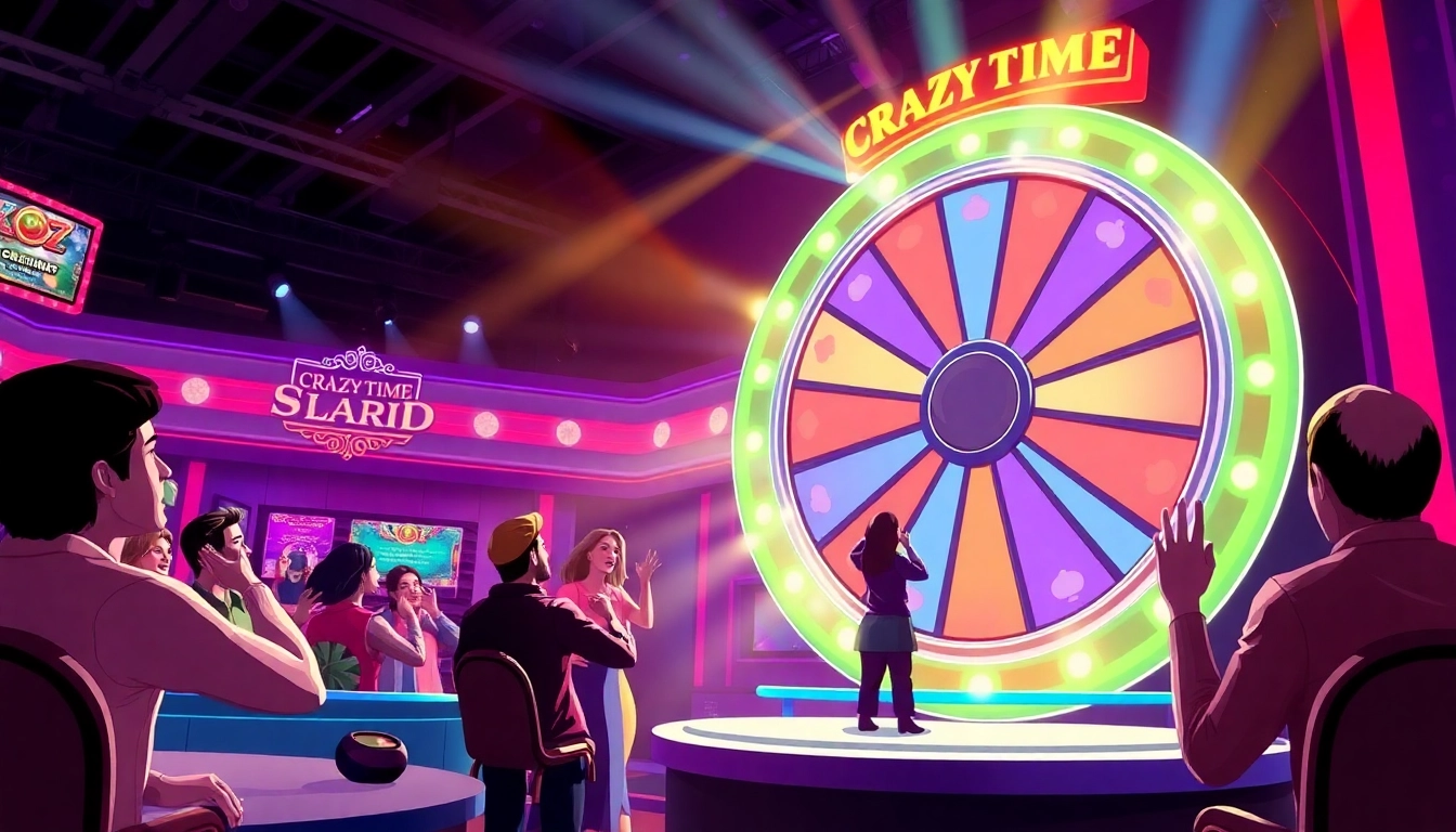 Experience the excitement of rtp crazy time with a vibrant casino atmosphere and engaging gameplay.