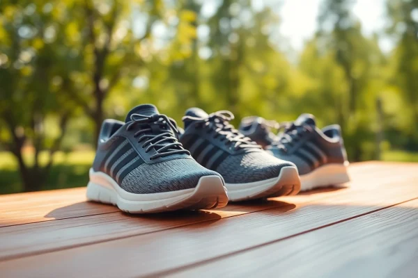 Schuhe mit breiter Zehenbox auf einer eleganten Oberfläche präsentieren ihre komfortable Passform.