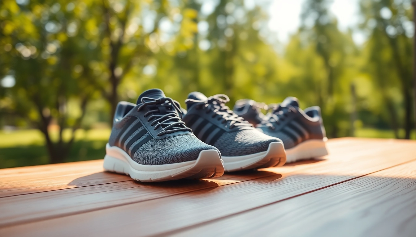 Schuhe mit breiter Zehenbox auf einer eleganten Oberfläche präsentieren ihre komfortable Passform.