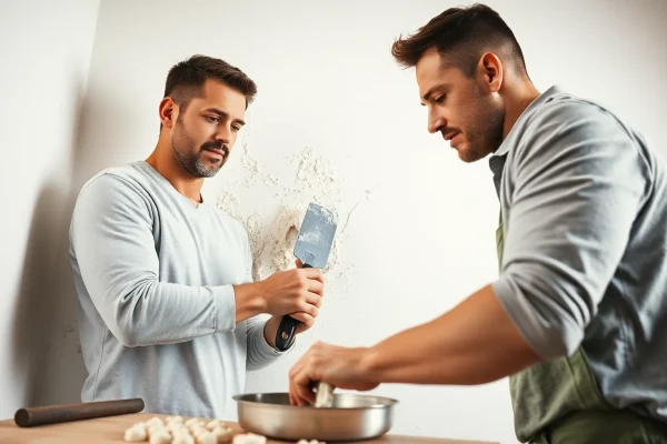 Providing expert drywall repair madison wi services with a skilled contractor at work.
