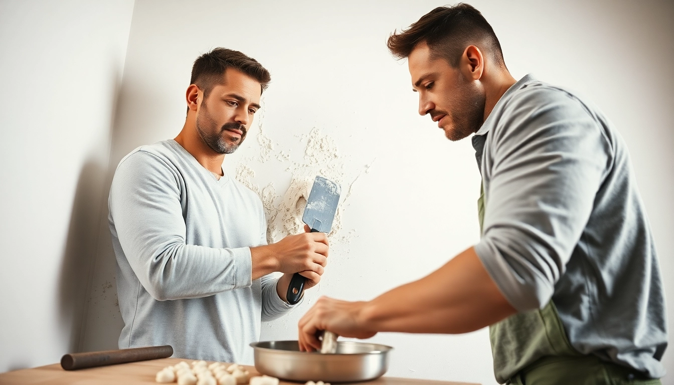 Providing expert drywall repair madison wi services with a skilled contractor at work.