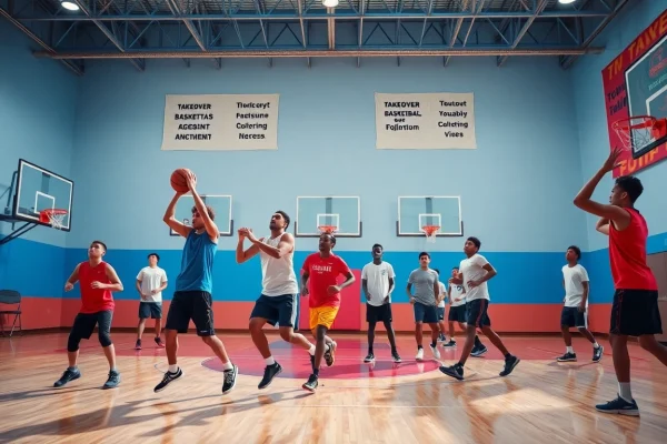 Elevate Your Game: Unleashing Potential at Takeover Basketball Academy Enhance your skills at Takeover Basketball Academy with young athletes training passionately.