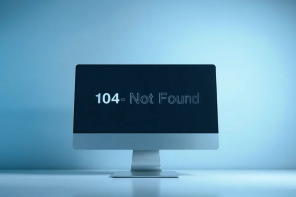 A clear "404 Not Found" error on a computer screen for line電腦版下載 users seeking website access.