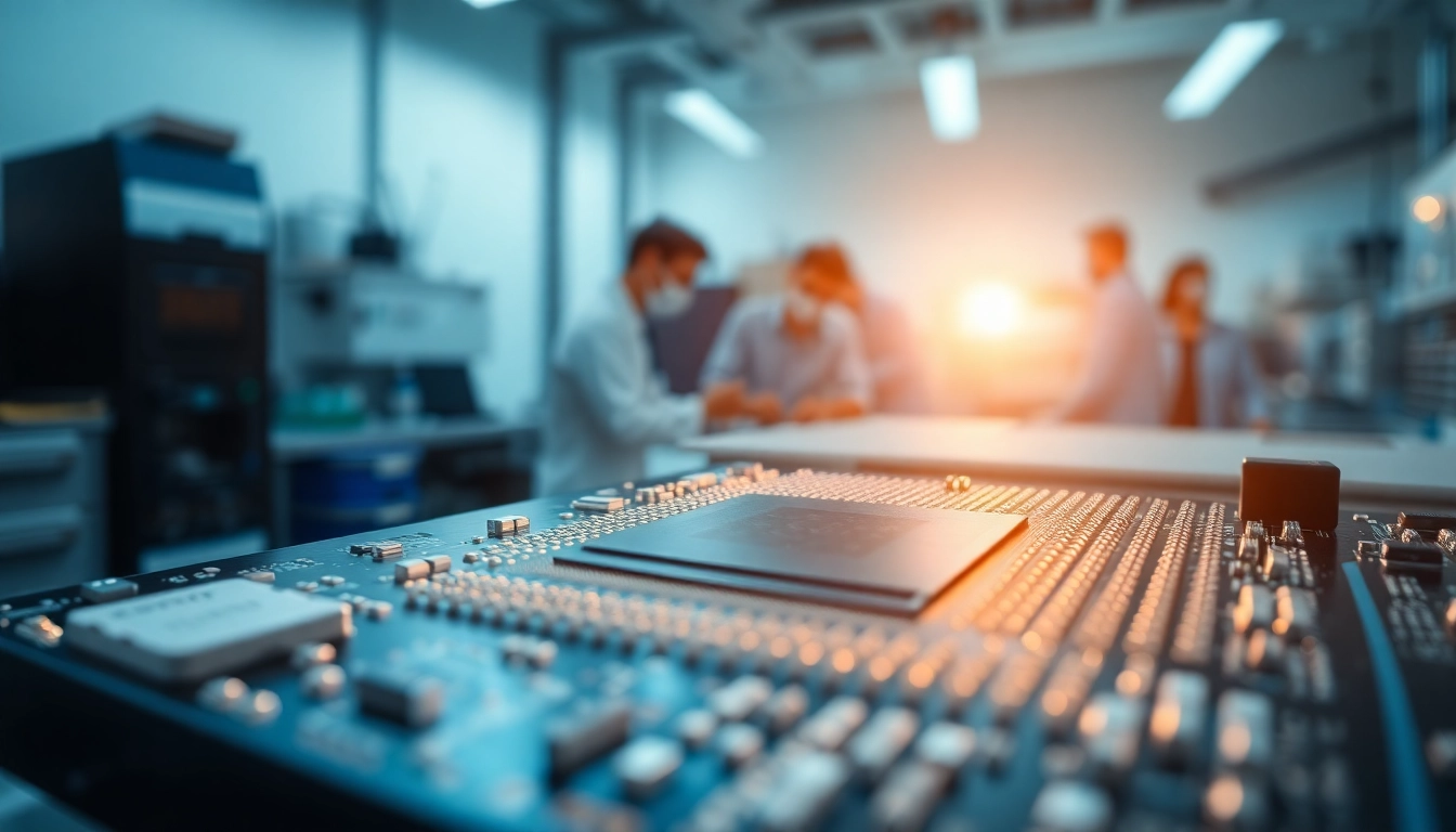 Highlighting the GREAT potential of American microchips through advanced technology and collaboration in a lab.