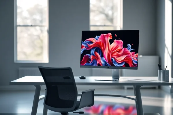Where to Buy Apple Pro Display XDR: Pricing, Options, and Expert Reviews Buy Apple Pro Display XDR showcased in a modern workspace with vibrant colors and natural light.