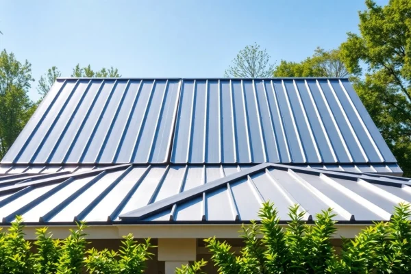Comprehensive Guide to Choosing the Best Residential Metal Roofing Solutions Enhance your home's aesthetic with durable residential metal roofing, featured on a modern residence.