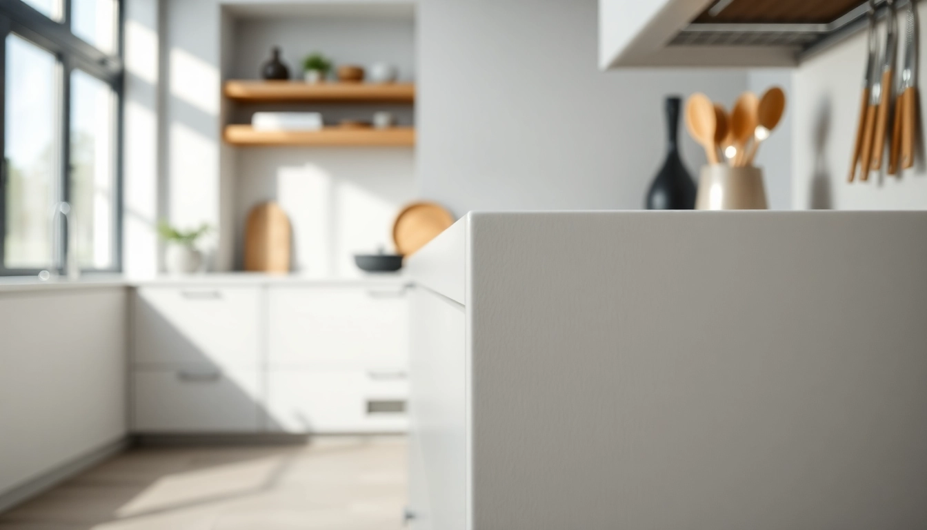 Close-up of a Double wall drawer system showcasing modern design and functionality in a sleek kitchen.