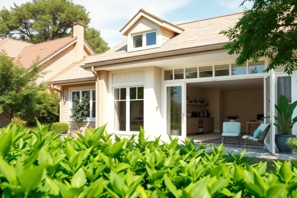 Enhance your space with stunning home additions Brentwood TN featuring modern design and lush landscaping.