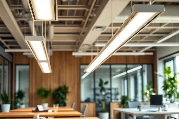 Illuminate your workspace with high-quality LED Linear Light for a modern look.