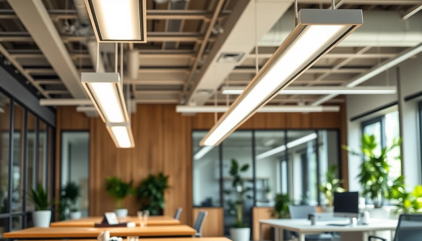 Illuminate your workspace with high-quality LED Linear Light for a modern look.