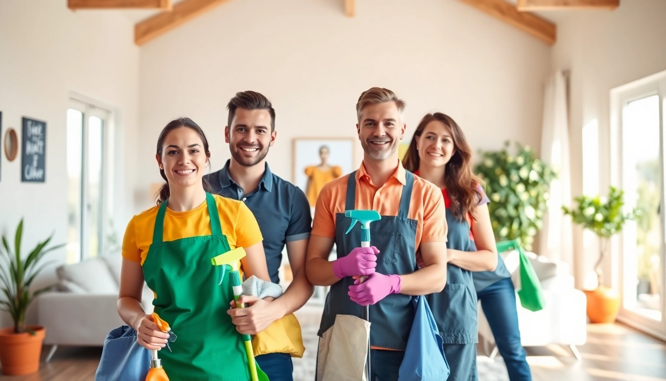 Professional cleaning service near me revitalizing a bright and modern living area.
