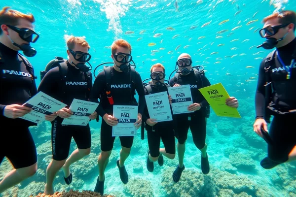 Experience PADI Certified dive shops in Belize with expert instructors and stunning underwater views.