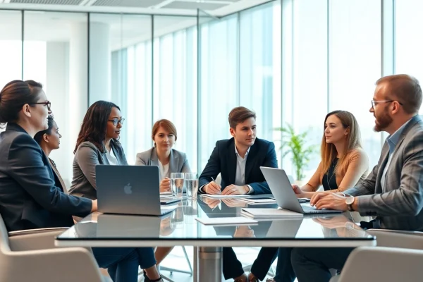 Engage with http://Avtales.com through professionals collaborating in a bright office.