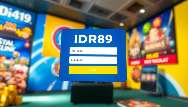 Masukkan IDR89 Login untuk mengakses platform permainan online yang menarik.