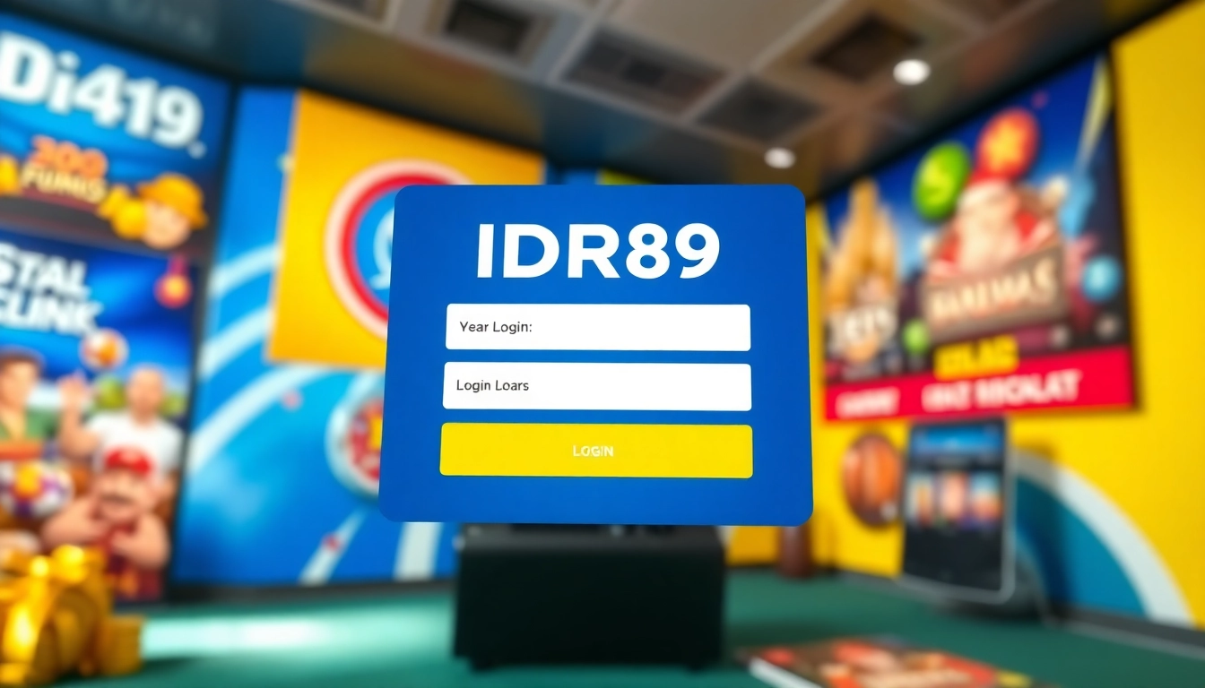 Masukkan IDR89 Login untuk mengakses platform permainan online yang menarik.