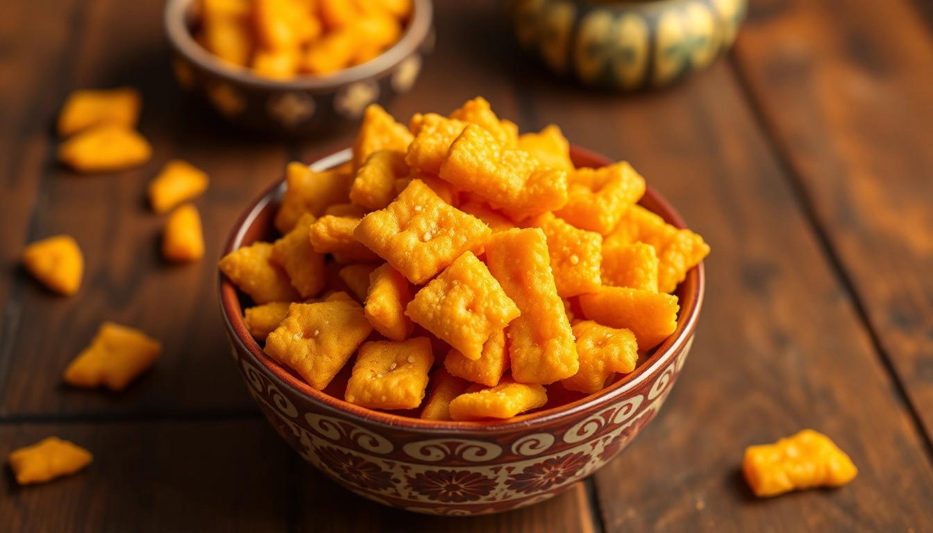 Crunchy Bikaneri Bhujia served in a decorative bowl, showcasing its rich golden texture.
