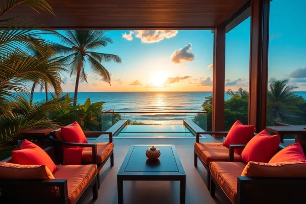 Discover a luxurious international property for sale with stunning ocean views and elegant design.