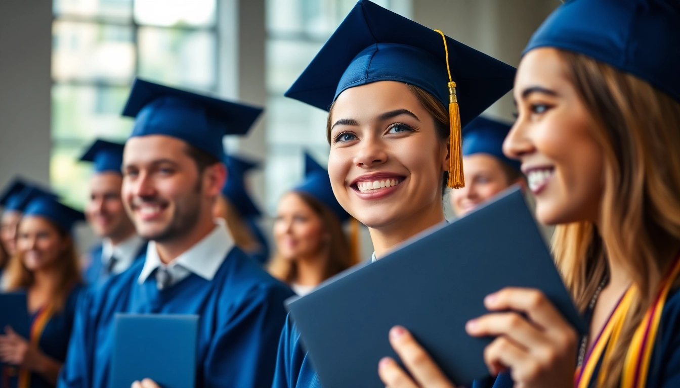 Celebrate achievements with best fake diplomas in a graduation setting.
