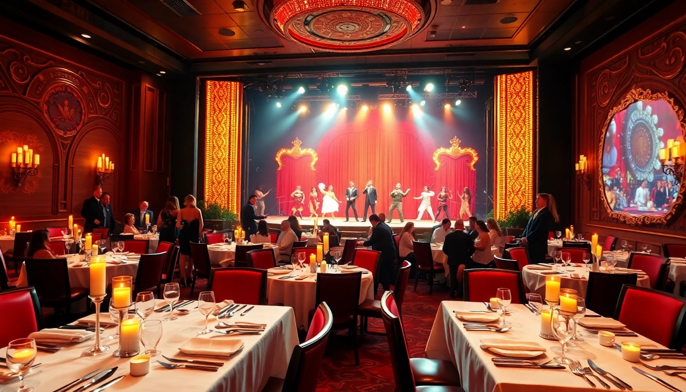 Enjoy a lively dinner theater las vegas experience with dining and performance highlights.